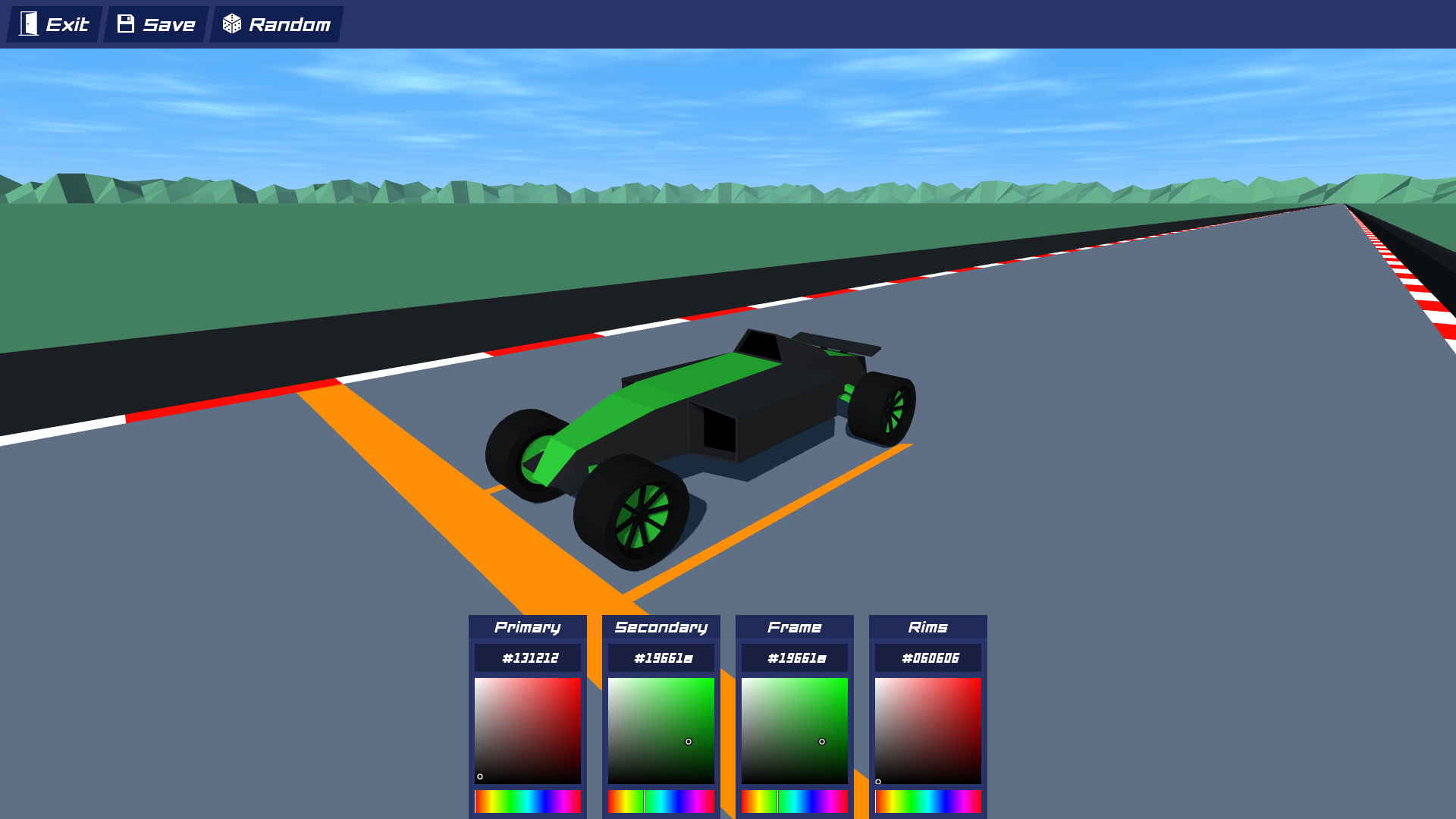 Car customization options